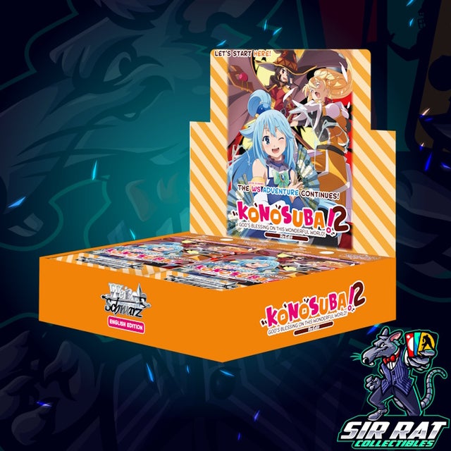 konosuba booster box ReBirth For You Kono Subarashii Sekai ni Bakuen wo! Japanese B Japan2UK 2 varieties) Ai Kayano (as Darkness Weiss Schwarz - English |